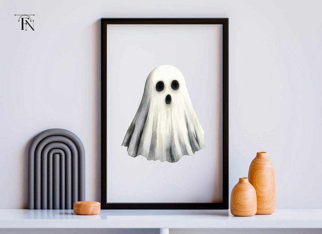 Spooky Ghost Trio Clipart Bundle