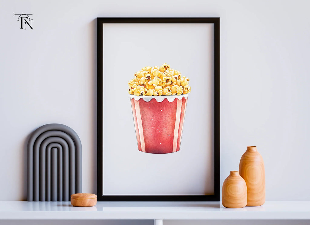 Popcorn Boxes Clipart Bundle