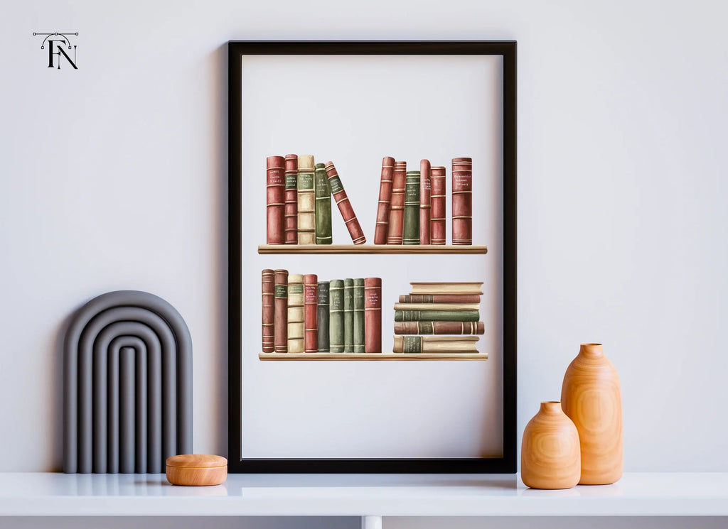 Stacked Books Clipart Bundle
