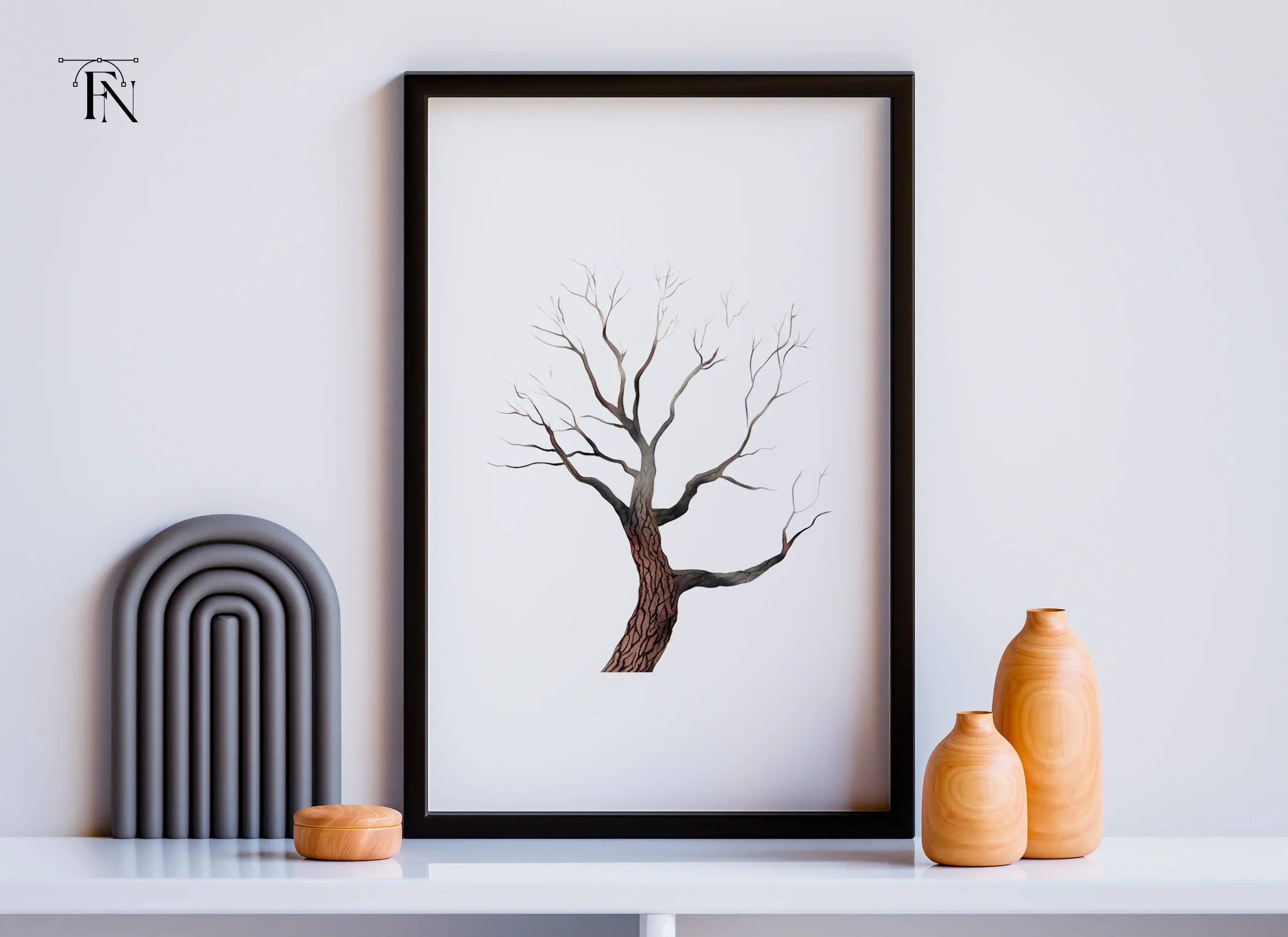 Bare Tree Branches Clipart Bundle