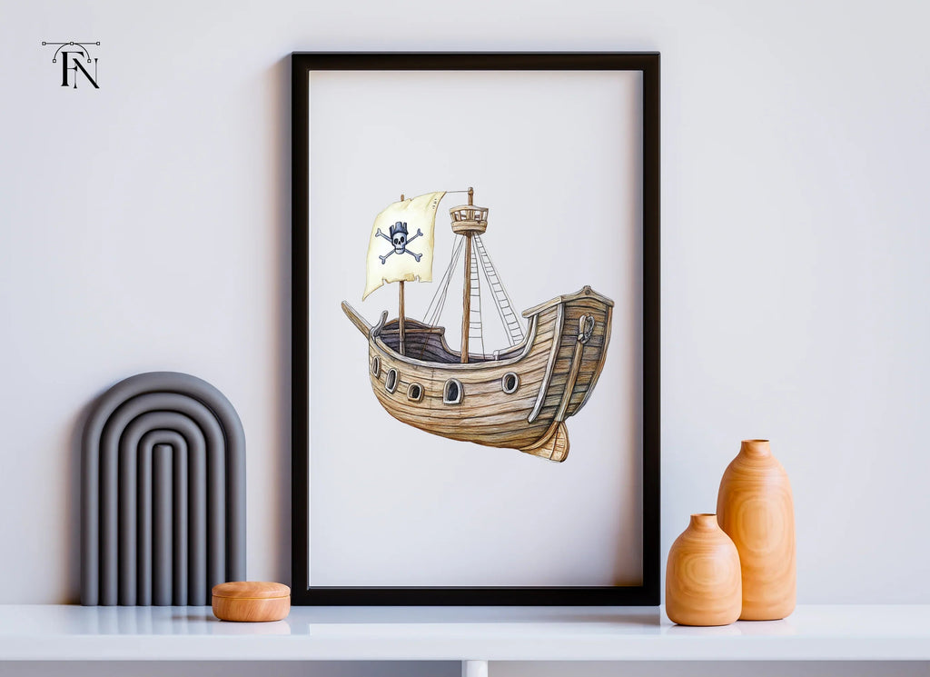 Pirate Ship Clipart Bundle