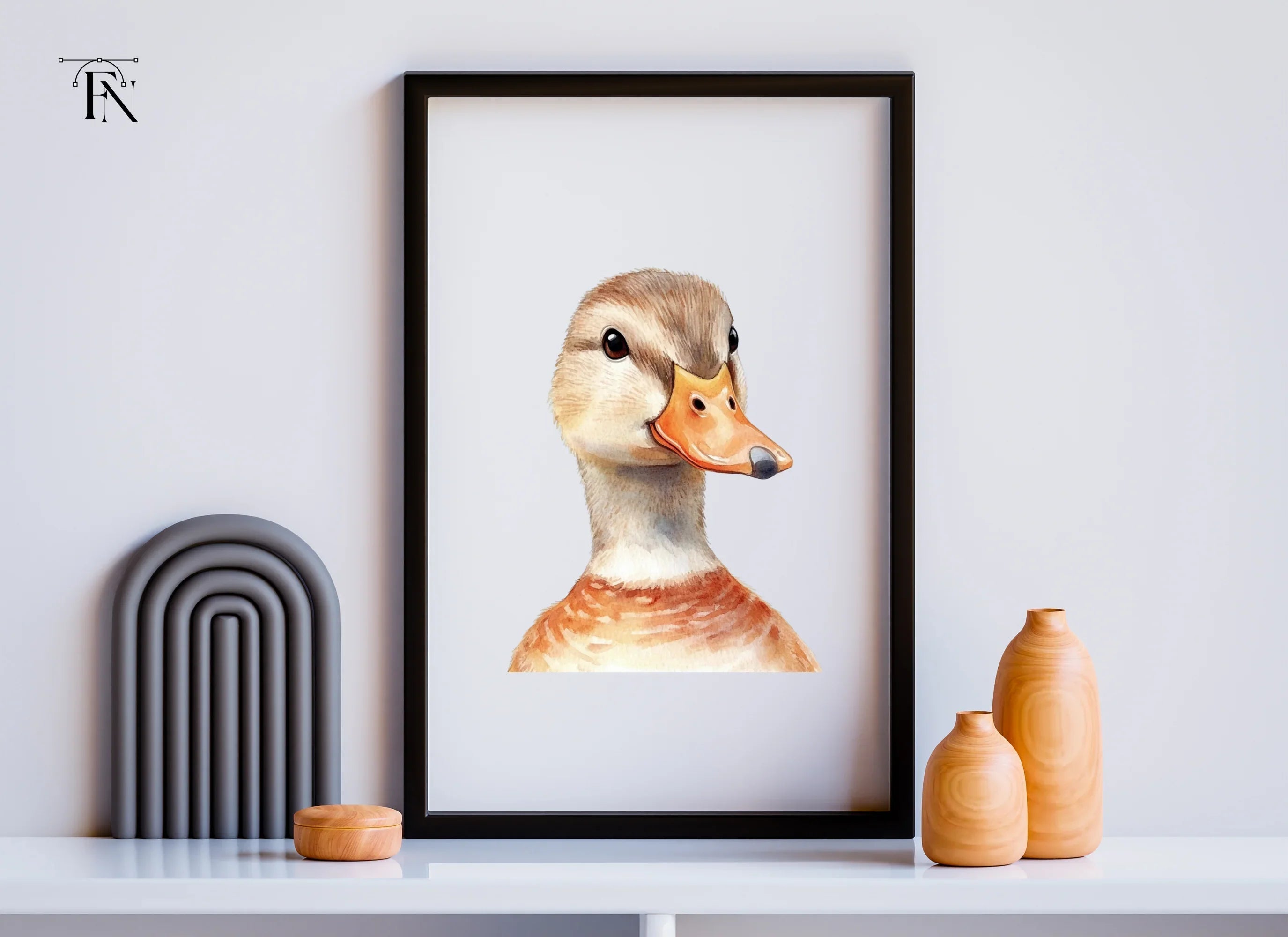 Adorable Duck Head Clipart Bundle