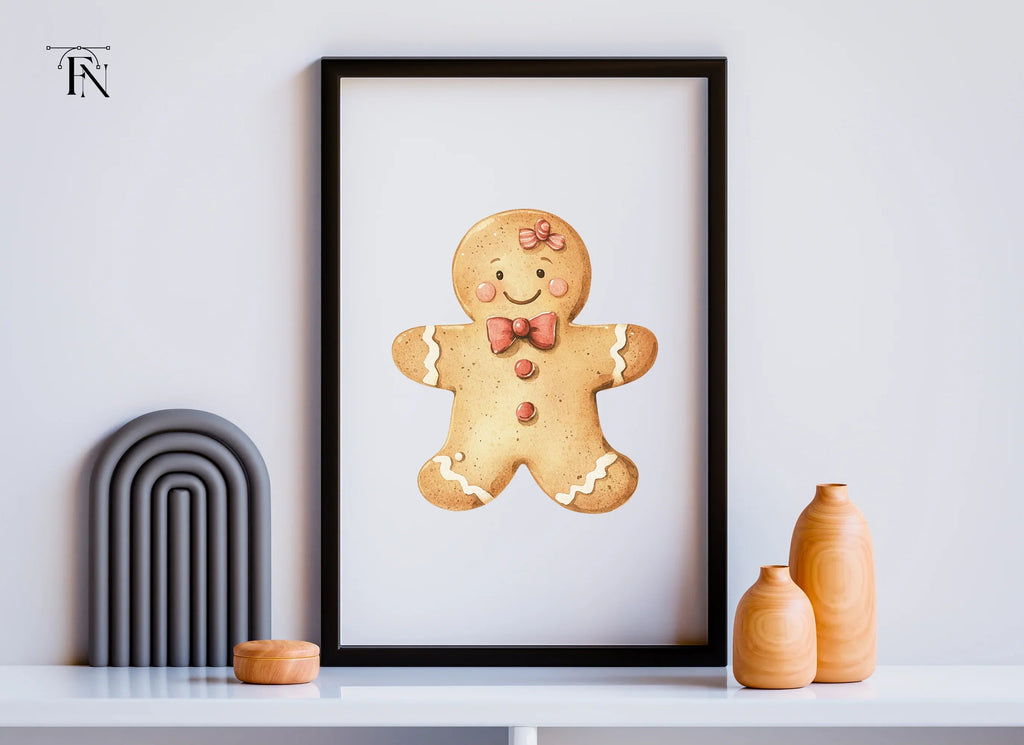 Cute Gingerbread Man Clipart Bundle