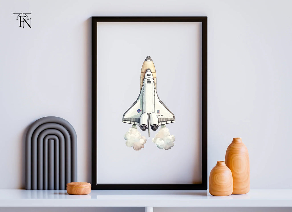 Space Shuttle Launch Clipart Bundle