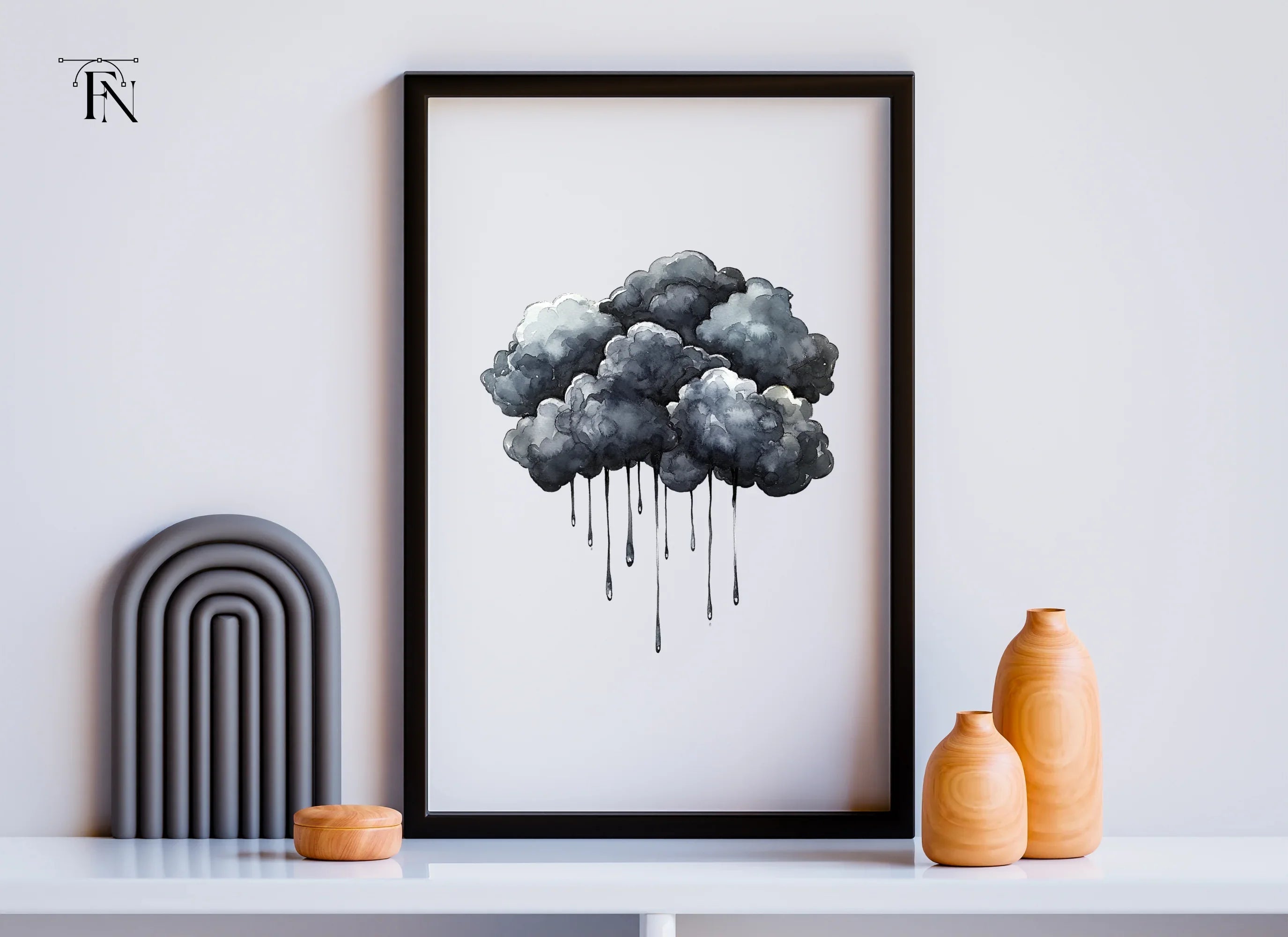 Storm Clouds Clipart Bundle