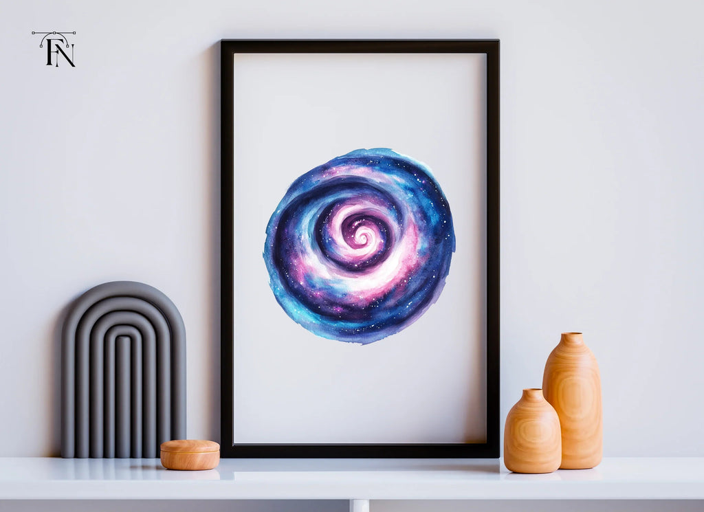 Galaxy Swirl Clipart Bundle