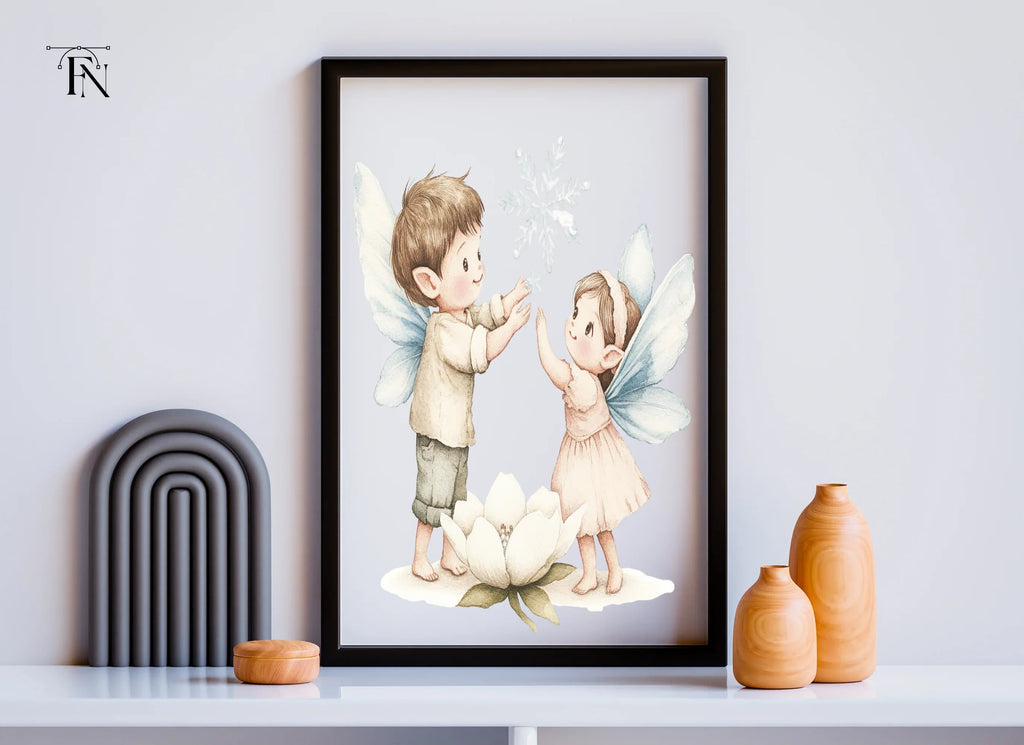 Winter Fairy Children Clipart Bundle