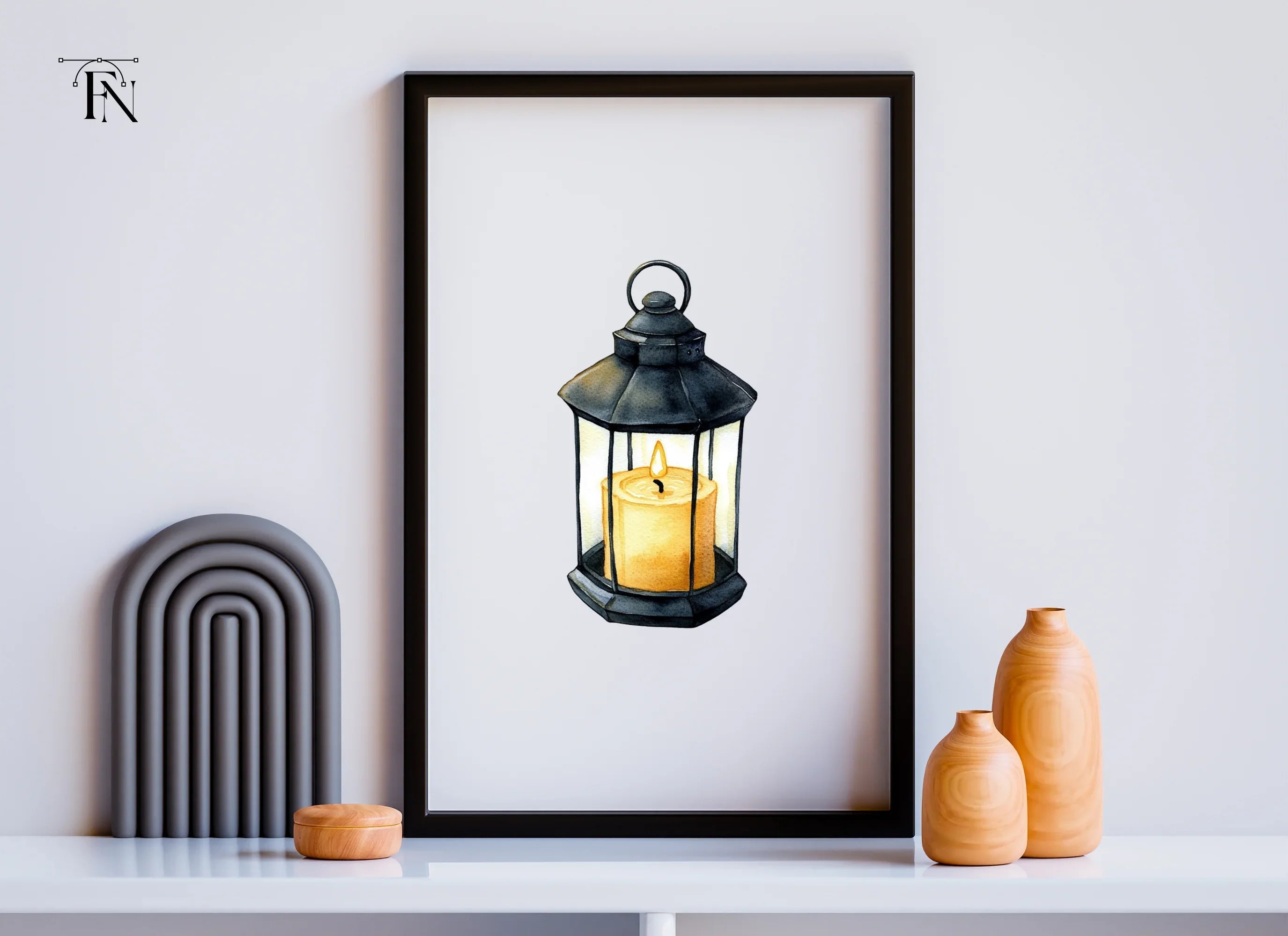 Vintage Lanterns Clipart Bundle