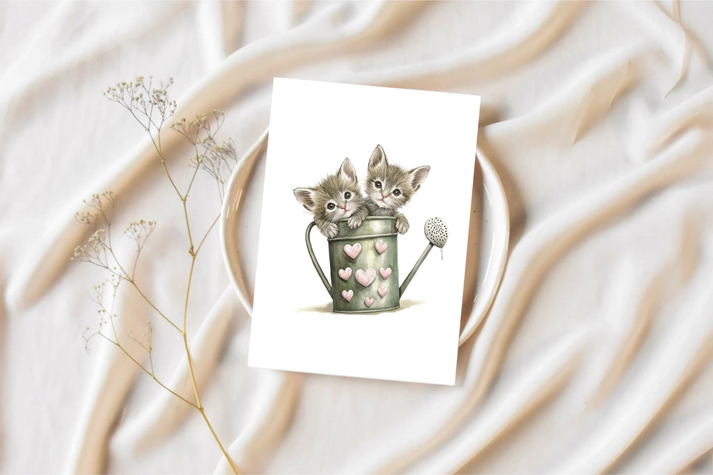 Cute Mice Valentine's Day Clipart Bundle