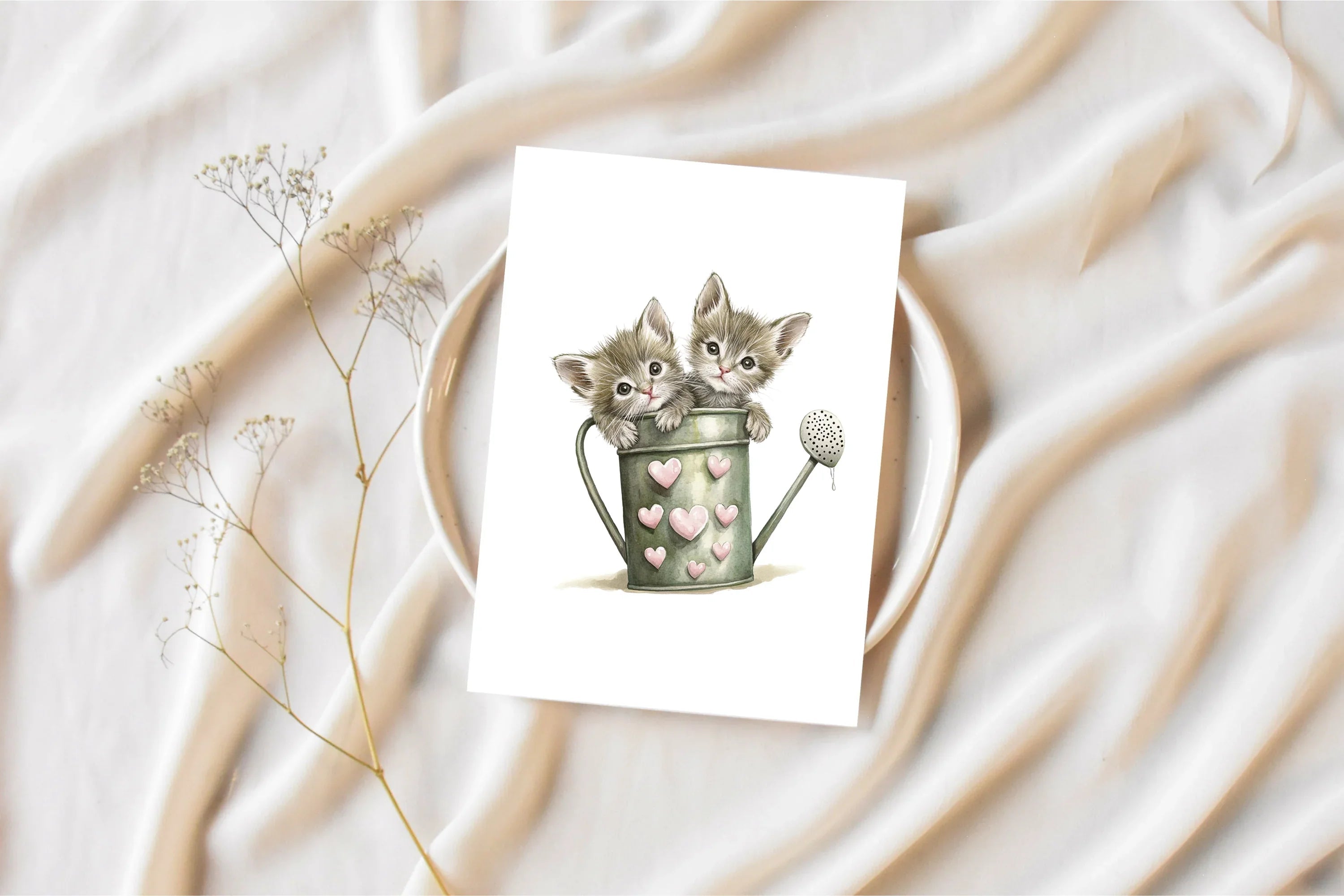 Cute Mice Valentine's Day Clipart Bundle