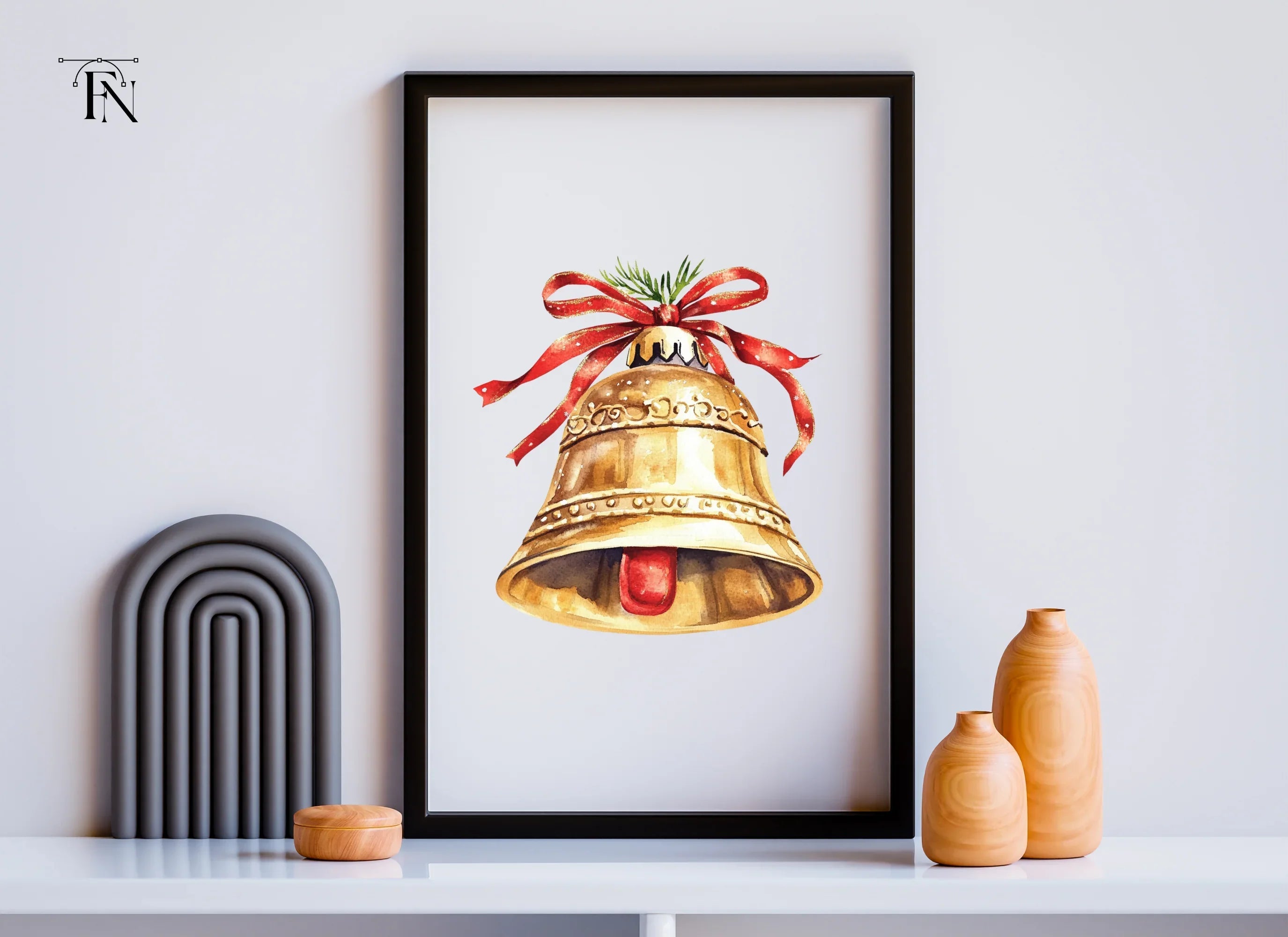 Christmas Bell Clipart Bundle