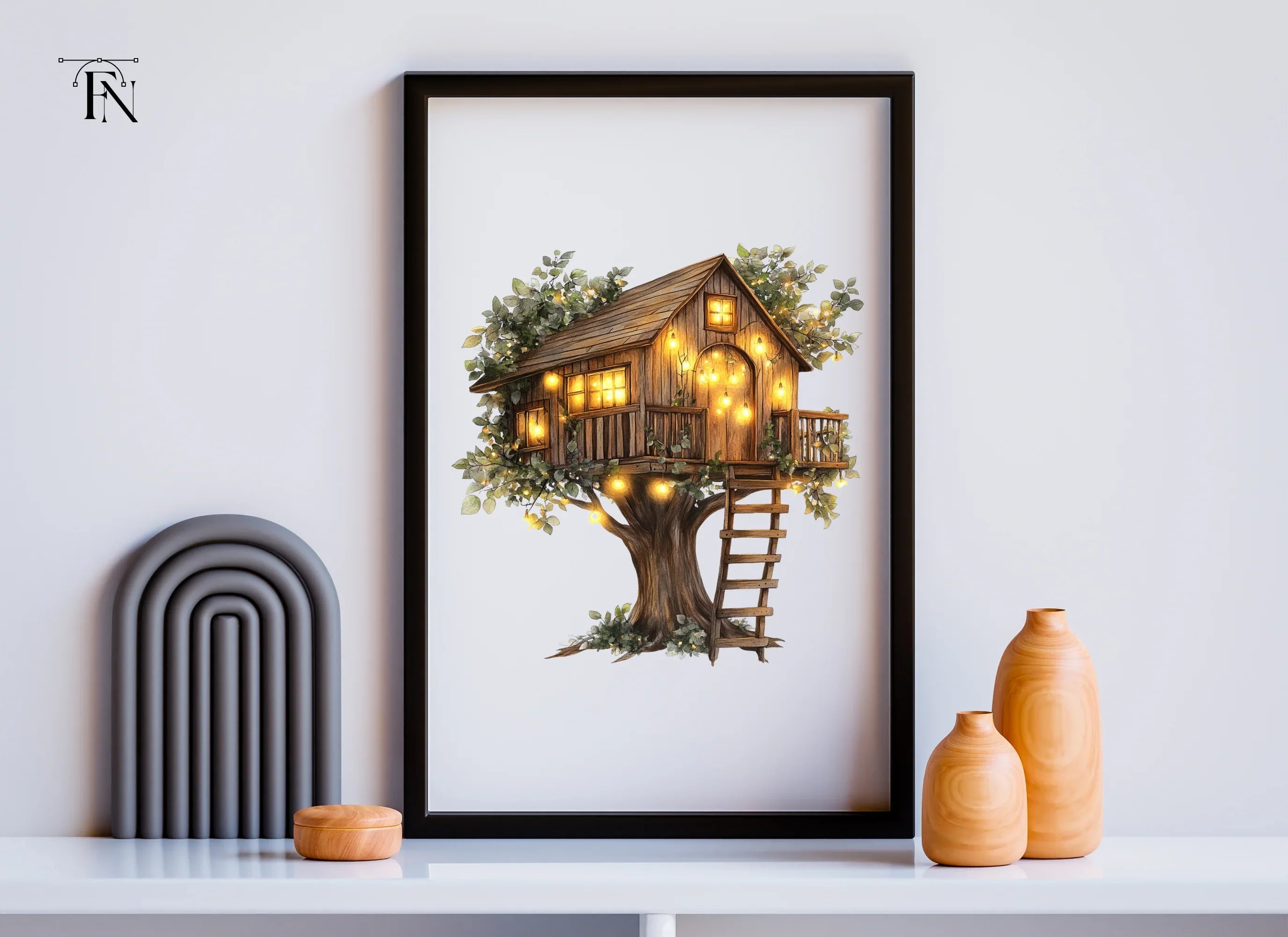 Enchanted Treehouse Clipart Bundle