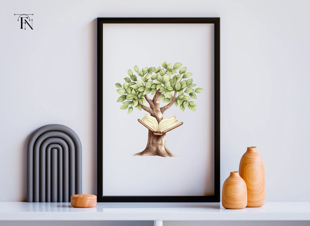 Fantasy Book Trees Clipart Bundle