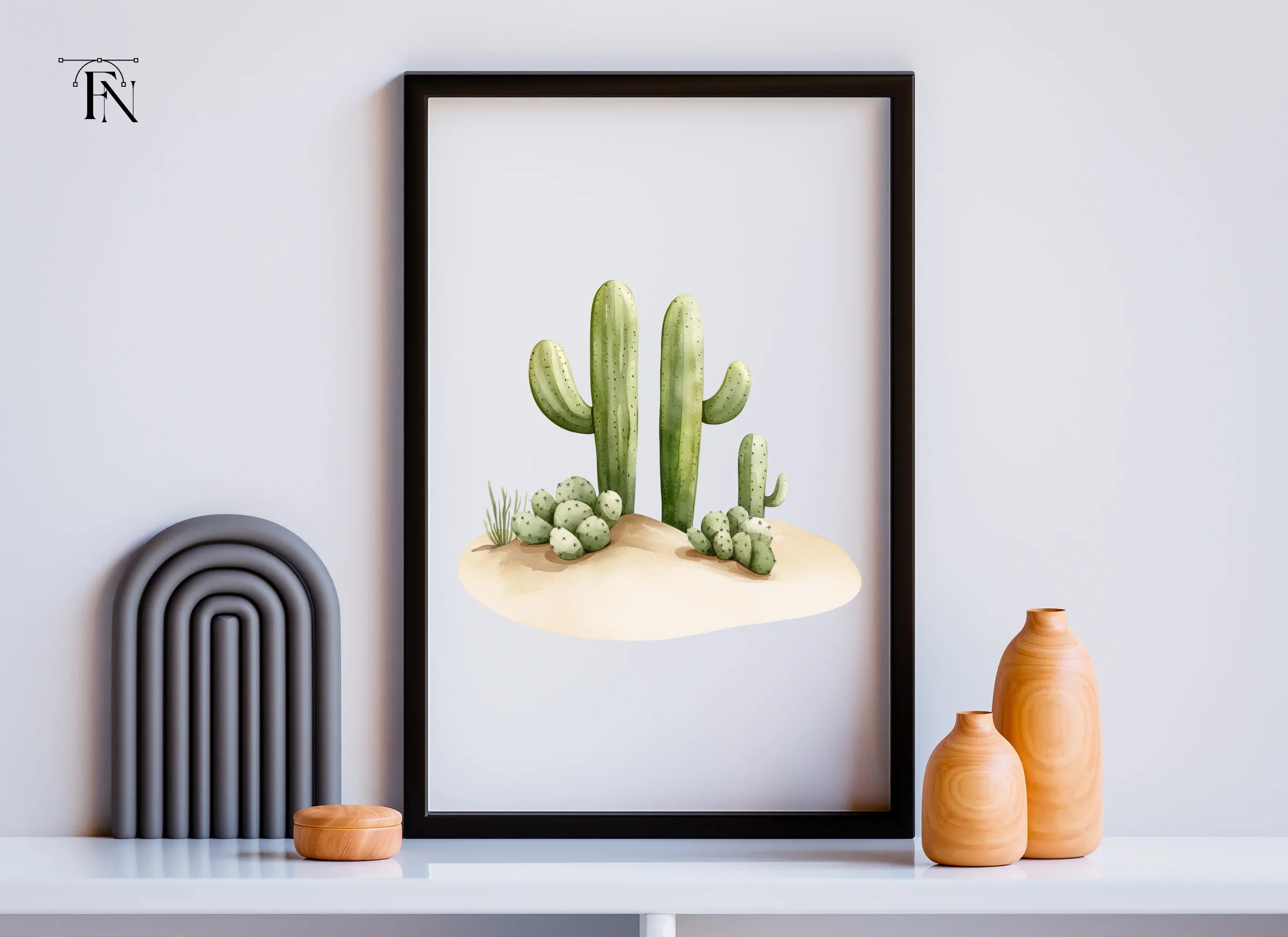 Desert Cactus Clipart Bundle
