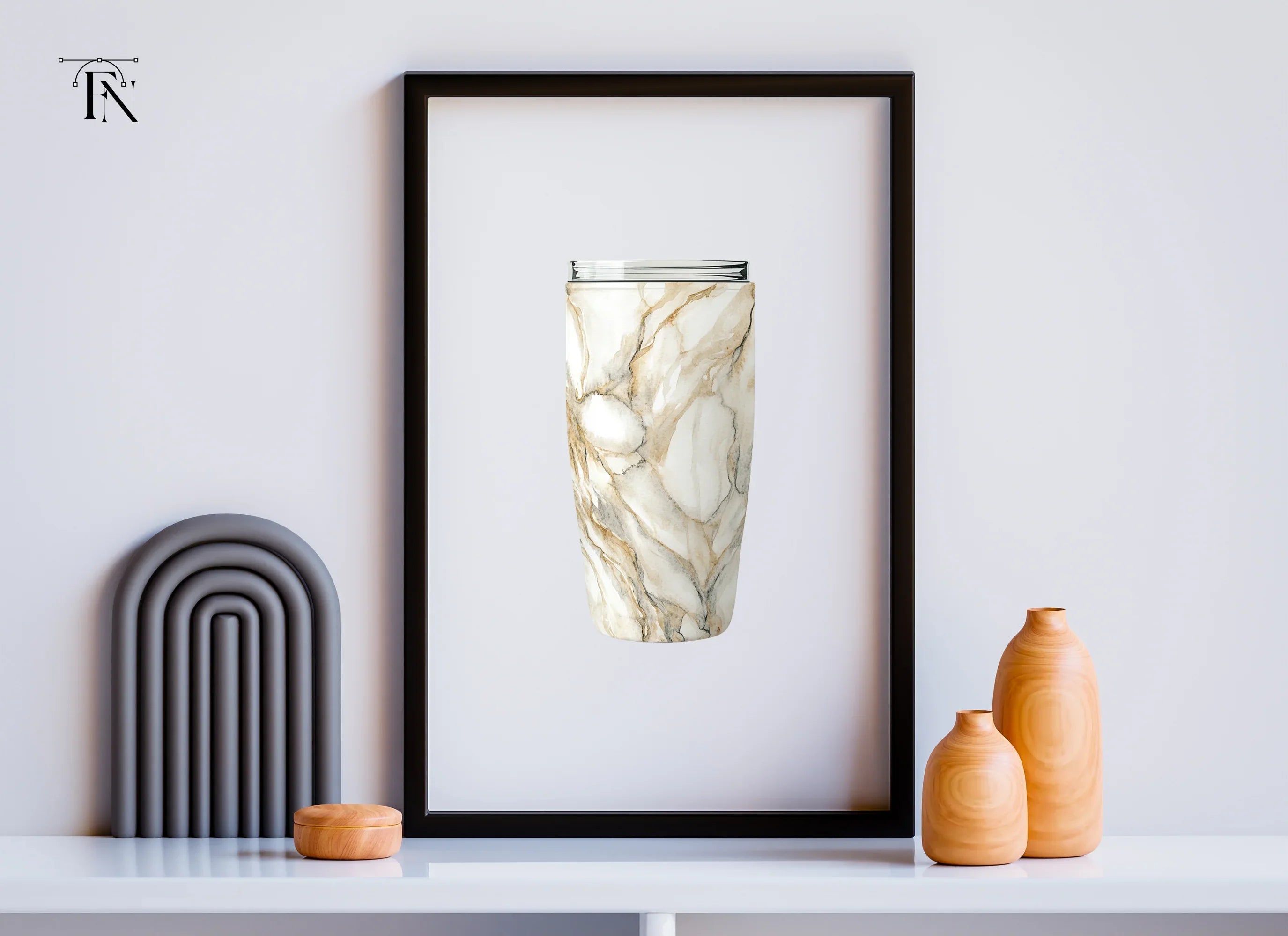 Marble Tumbler Designs Clipart Bundle