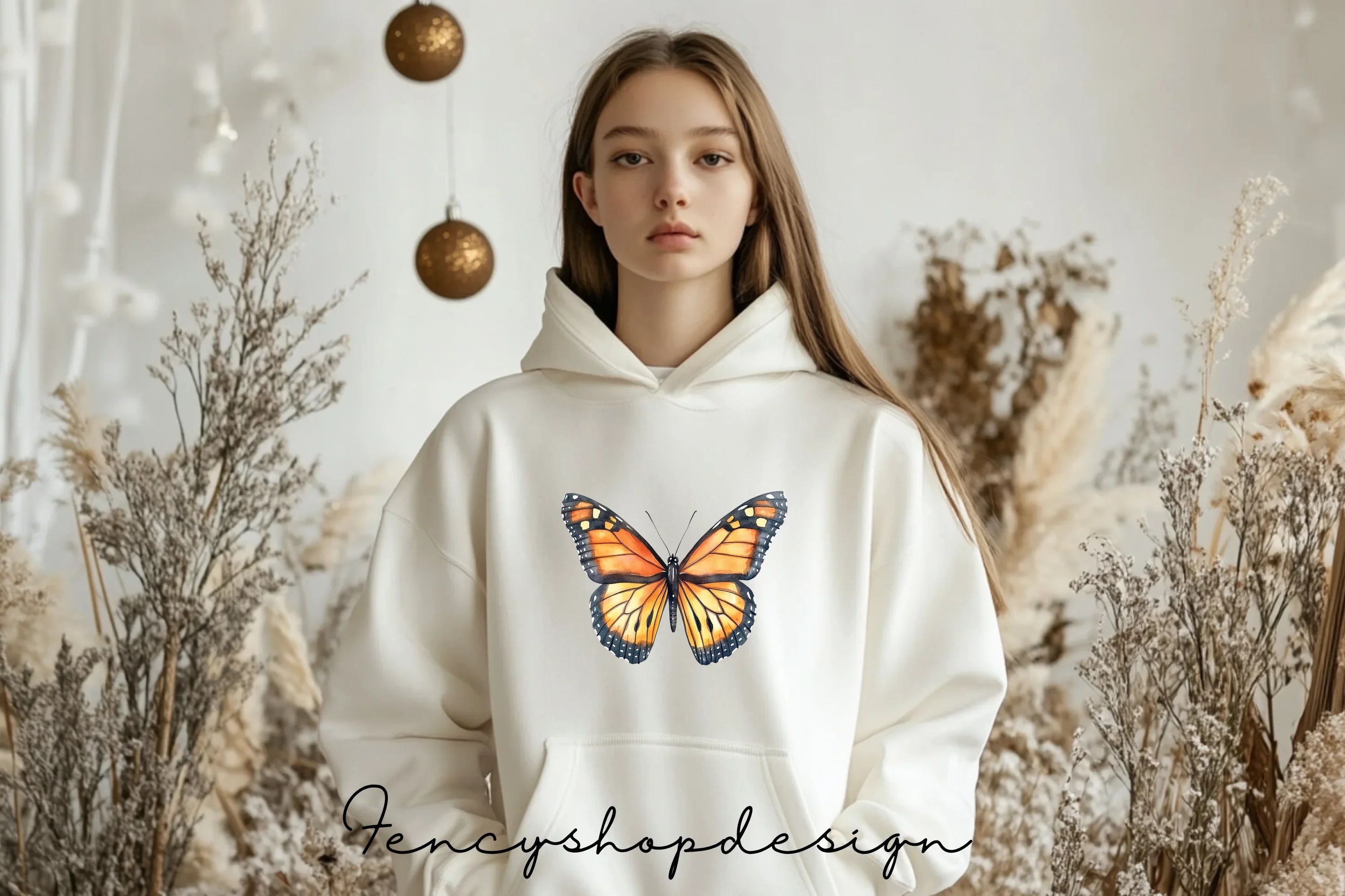 Monarch Butterfly Clipart Bundle