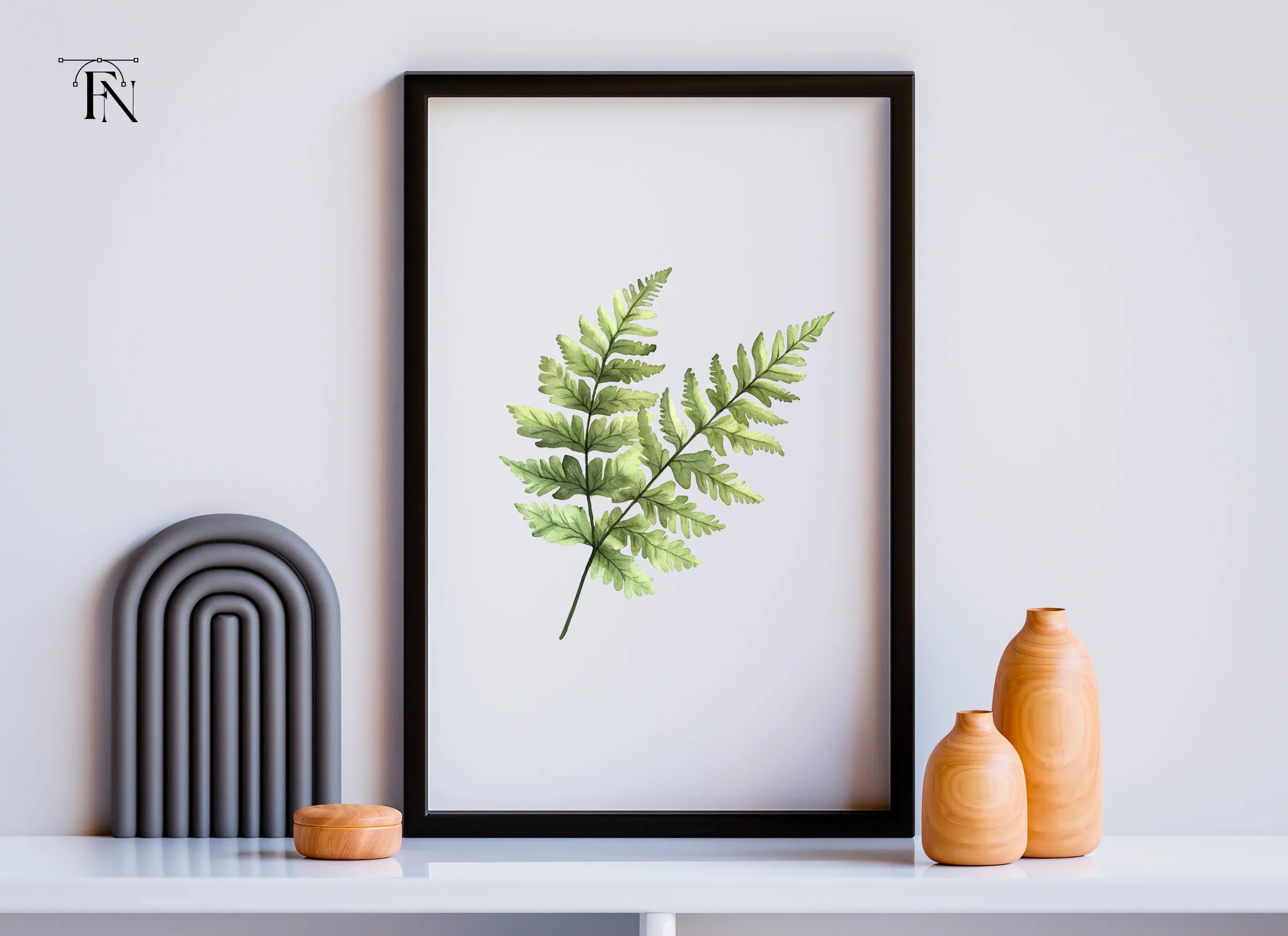 Fern Leaf Clipart Bundle