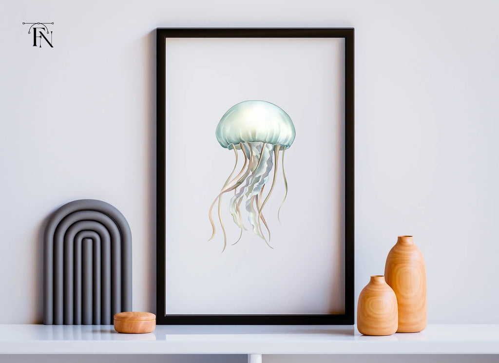 Colorful Jellyfish Clipart Bundle