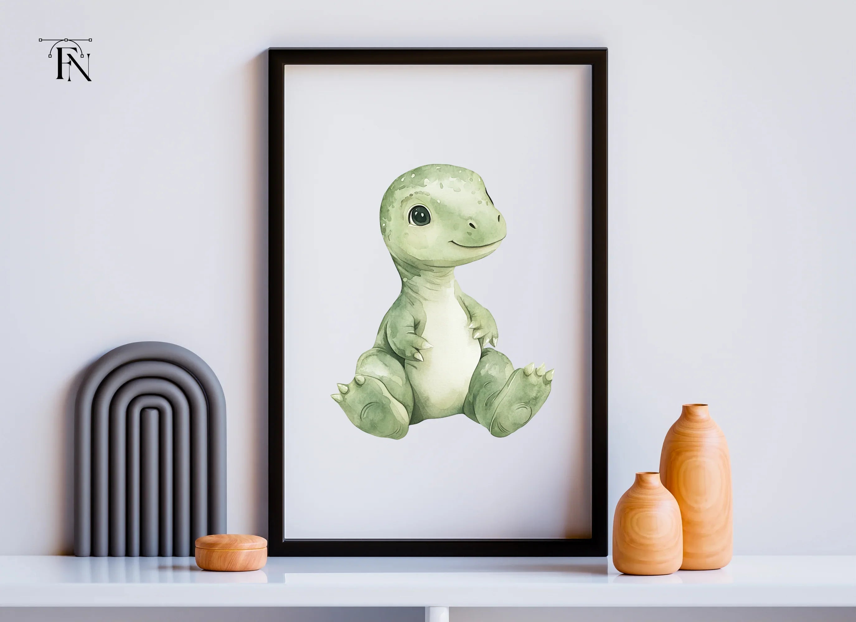Cute Baby Dinosaur Clipart Bundle