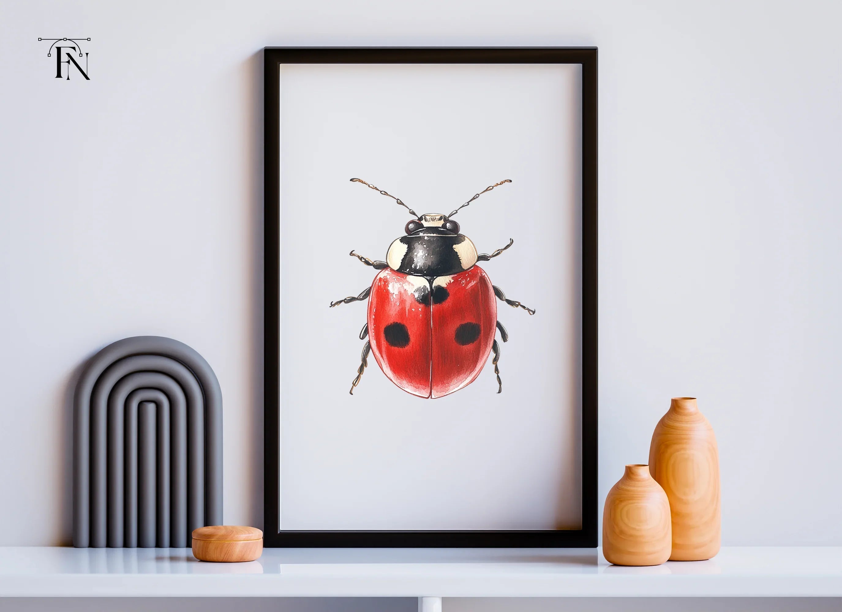 Cute Ladybug Clipart Bundle
