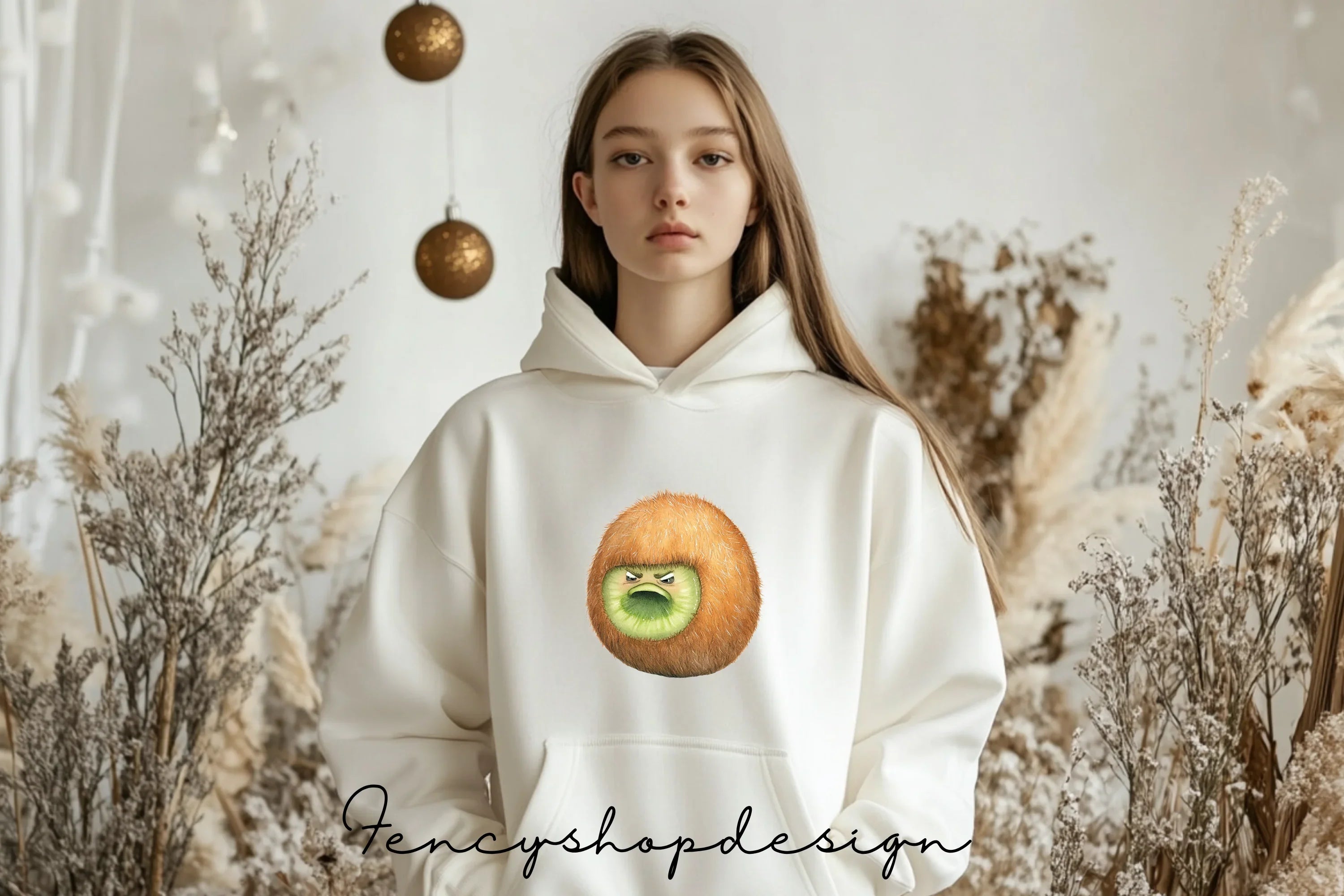 Cute Kiwi Fruit Clipart Bundle