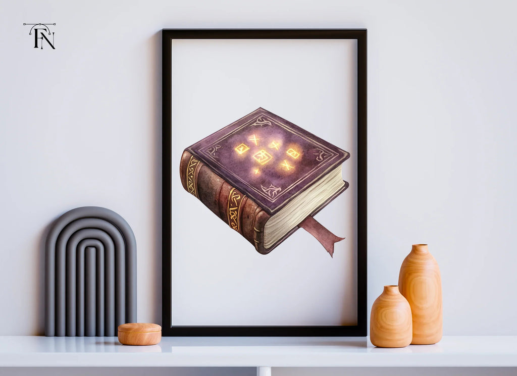 Mystical Spell Books Clipart Bundle