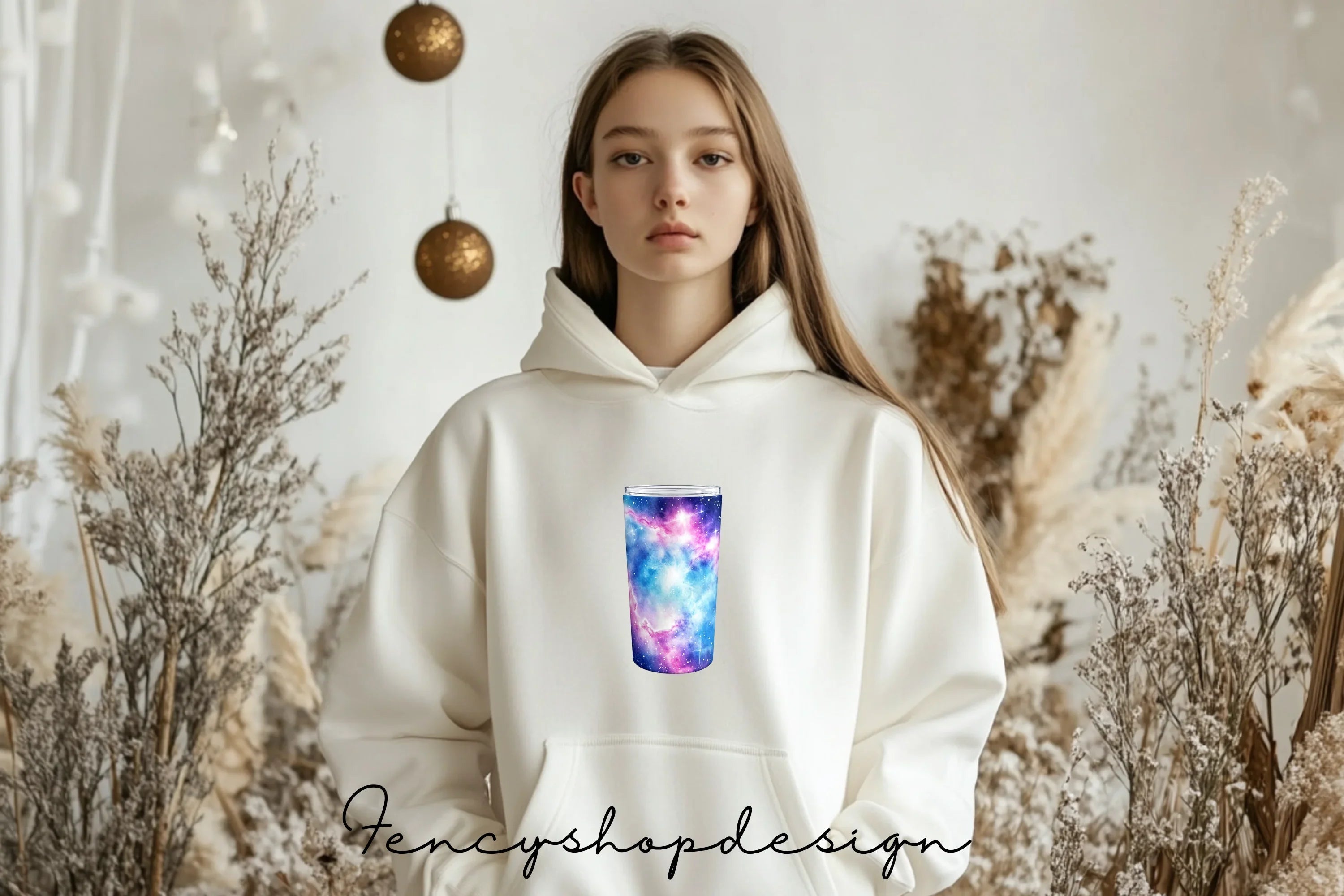Cosmic Cloud Tumbler Clipart Bundle