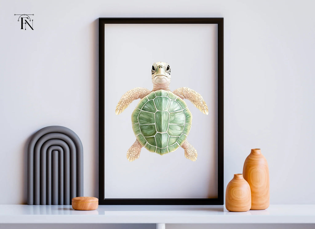 Adorable Baby Sea Turtle Clipart Bundle