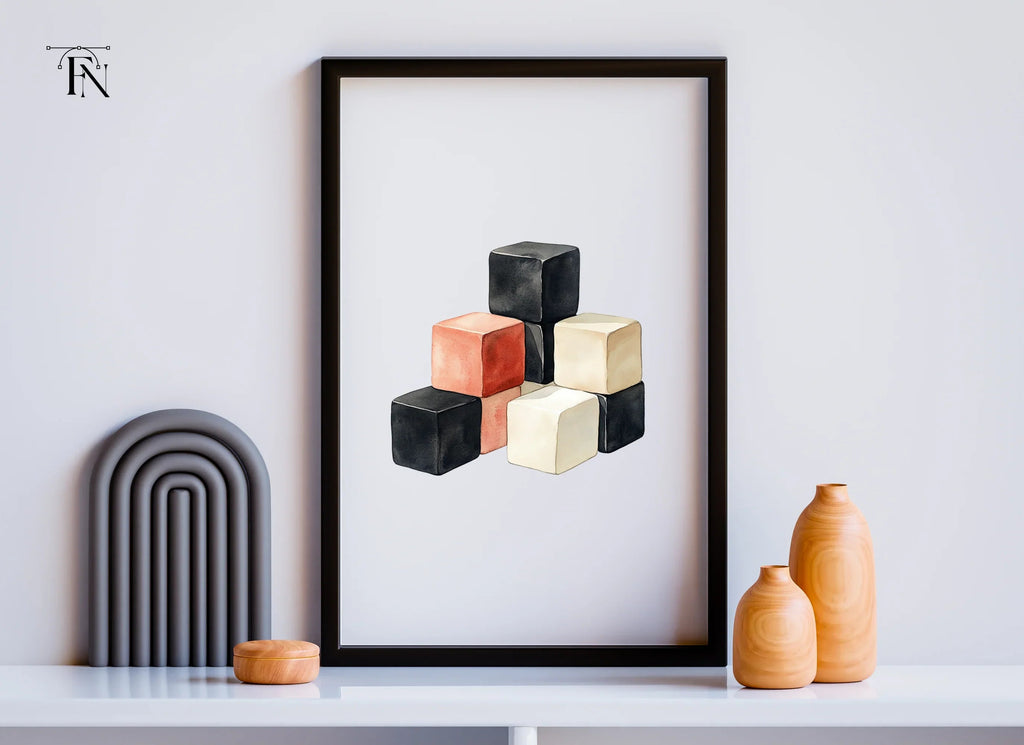 Geometric Blocks Clipart Bundle