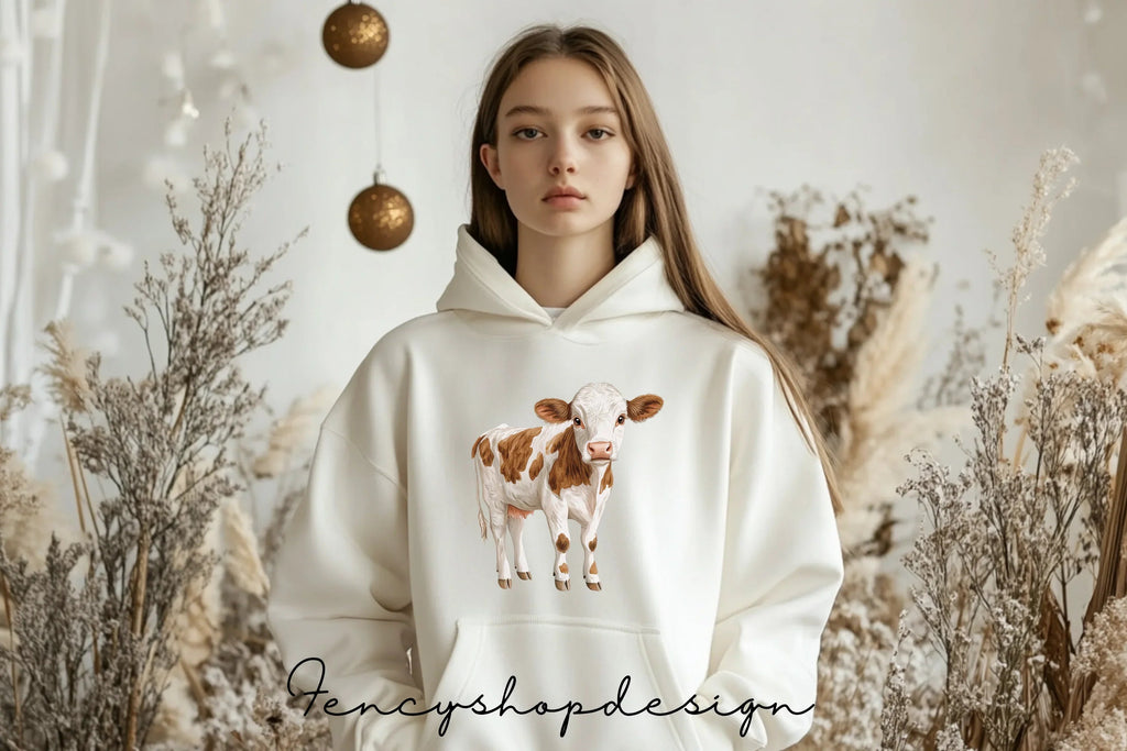 Cute Farm Cow Clipart Bundle