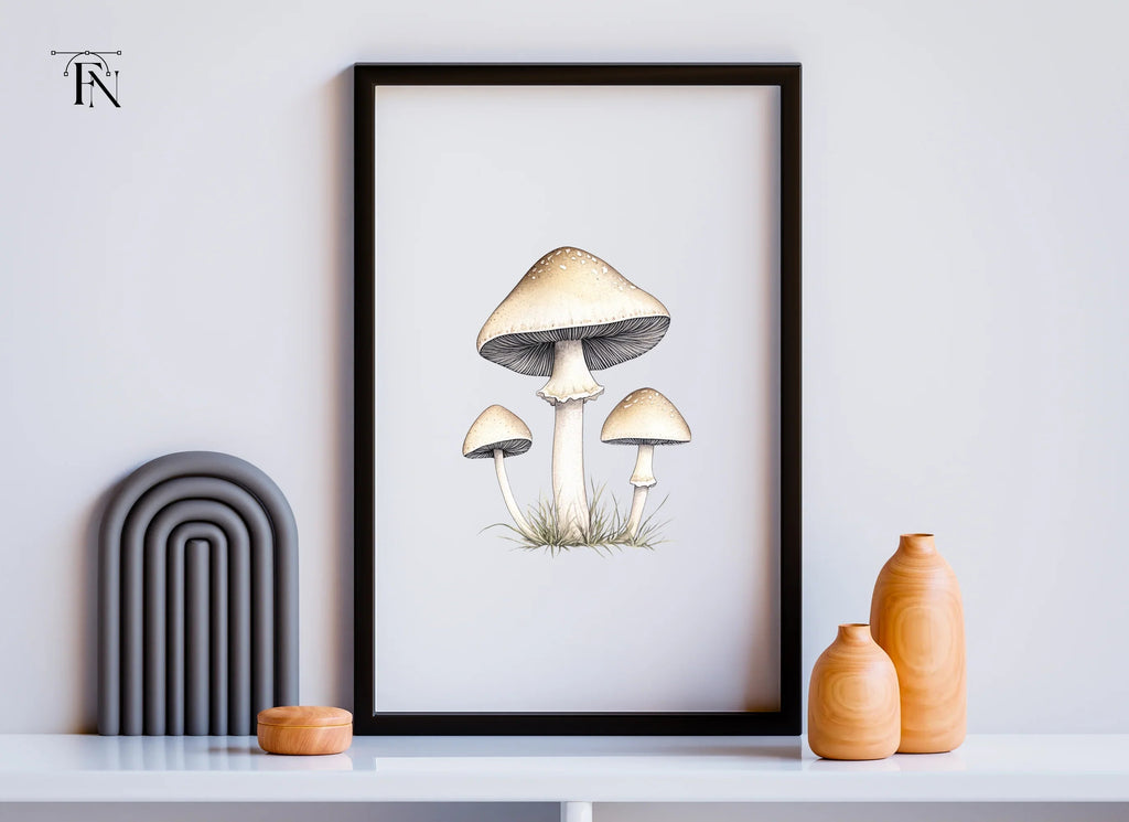 Forest Mushroom Clipart Bundle