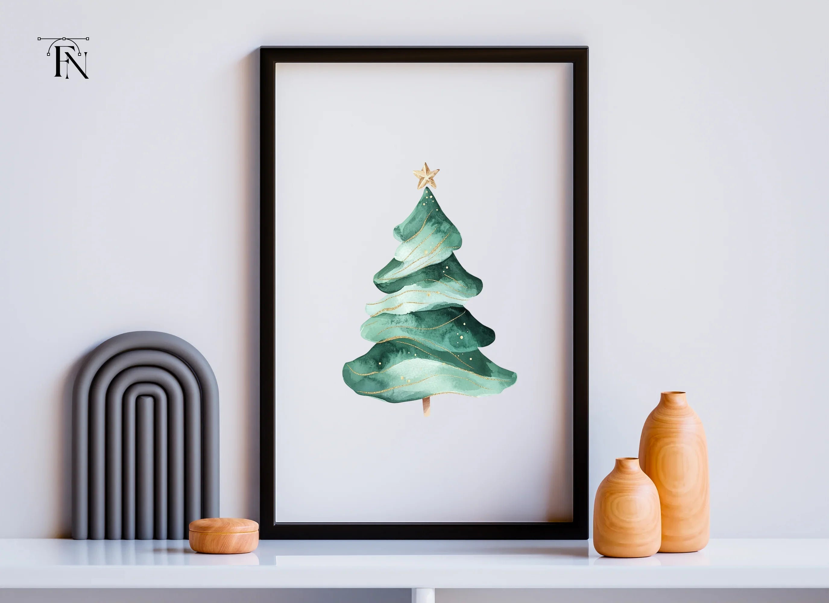 Christmas Trees Clipart Bundle
