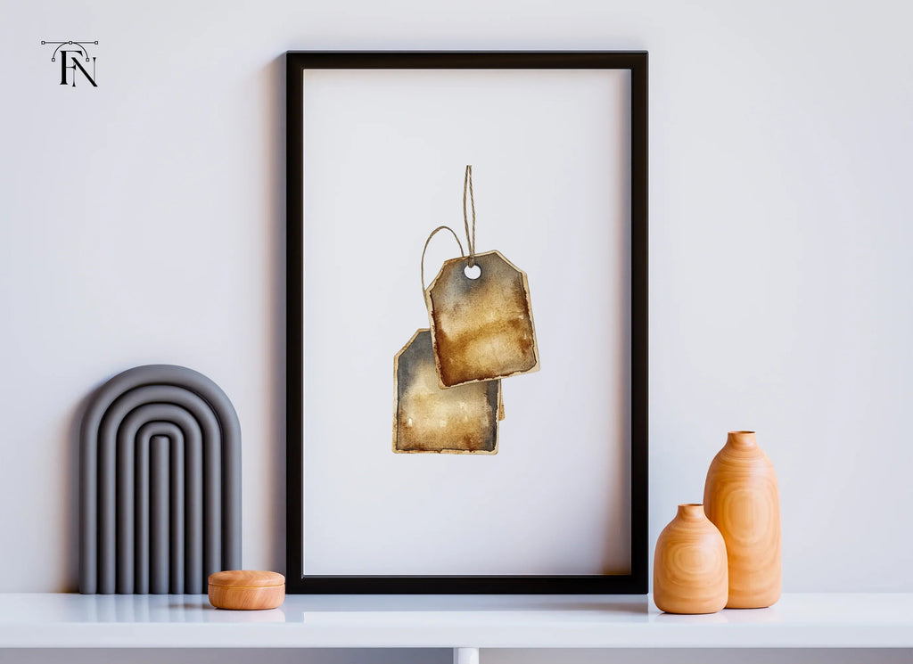 Rustic Hanging Tags Clipart Bundle