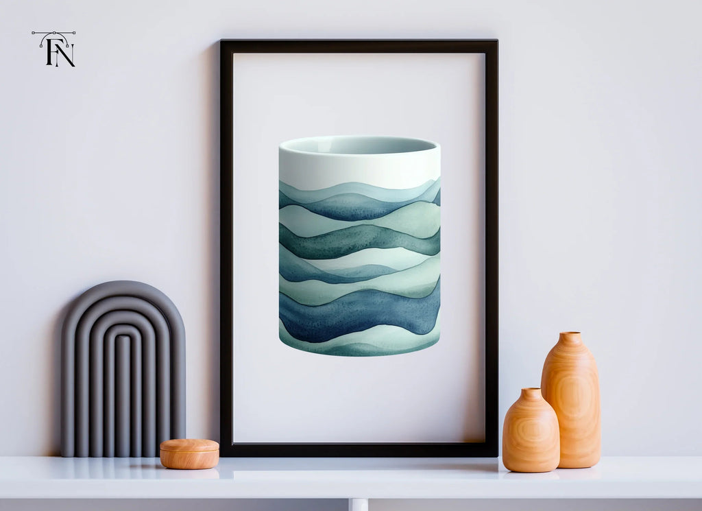 Abstract Waves Clipart Bundle