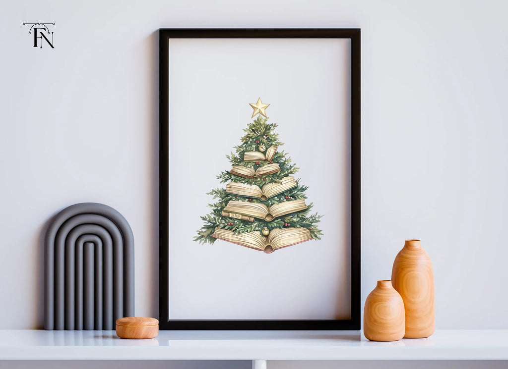 Festive Pine Christmas Trees Clipart Bundle
