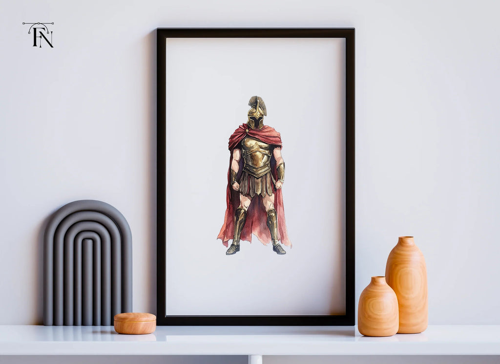 Spartan Warrior Clipart Bundle