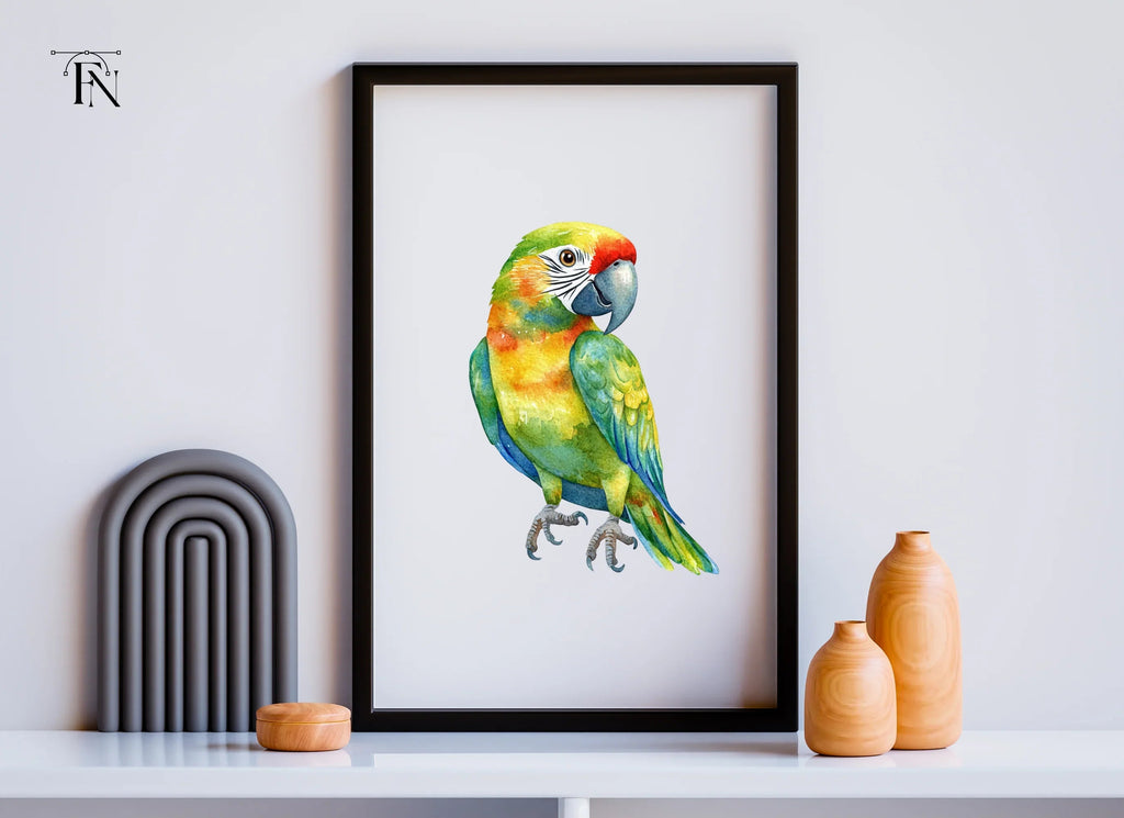 Vibrant Parrot Clipart Bundle