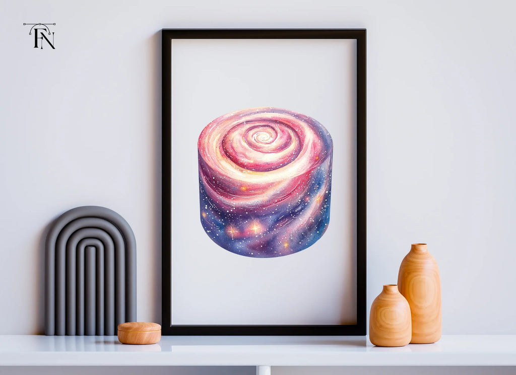 Galaxy Swirl Clipart Bundle