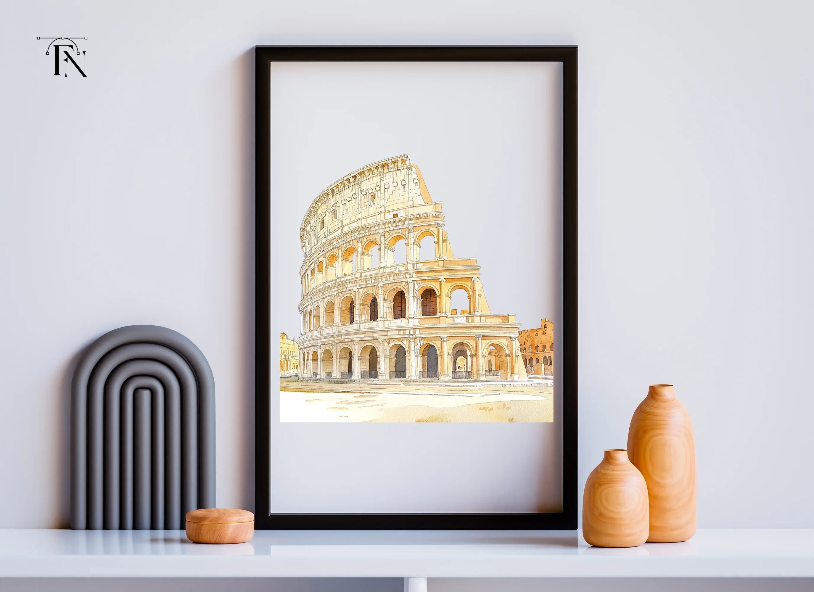 Ancient Roman Colosseum Clipart Bundle