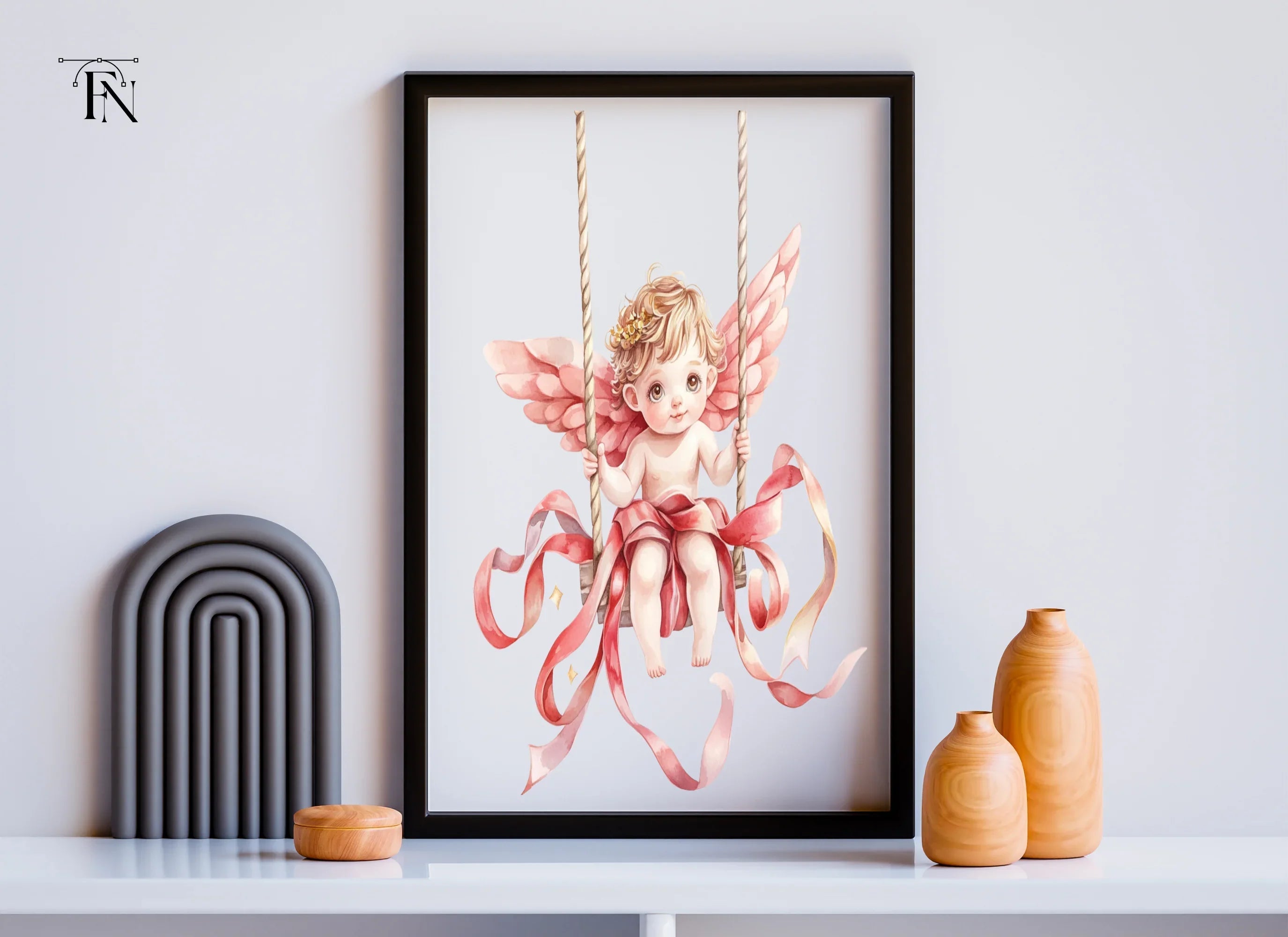 Cute Valentine Cupid Clipart Bundle