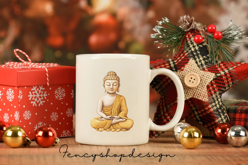 Meditating Buddha Clipart Bundle