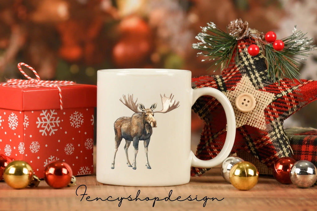 Majestic Moose Clipart Bundle