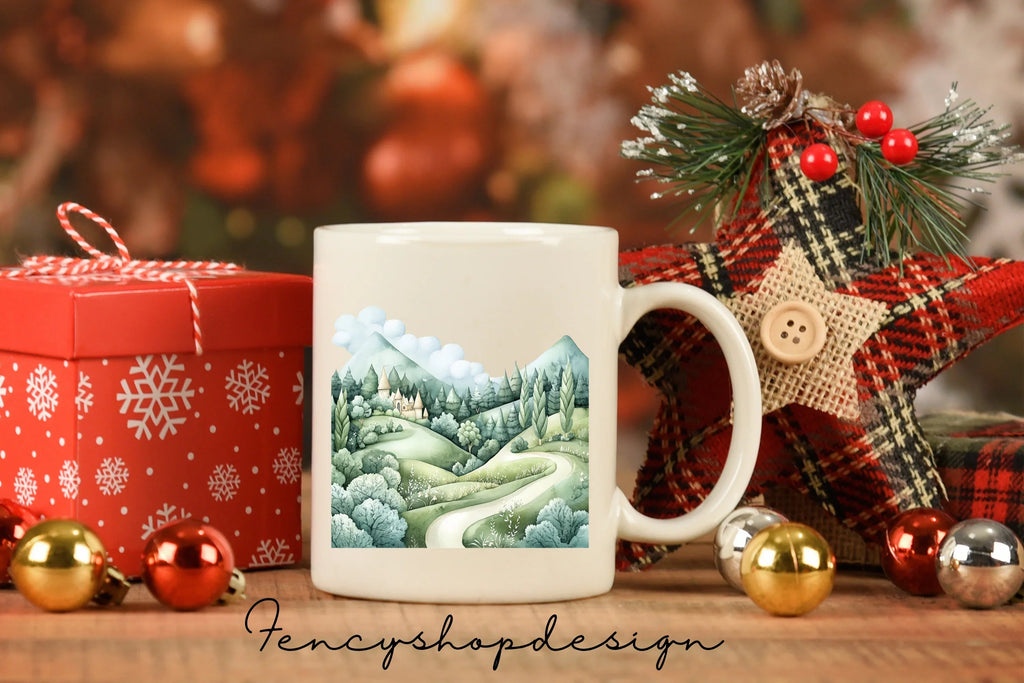 Whimsical Fairytale Village Clipart Bundle