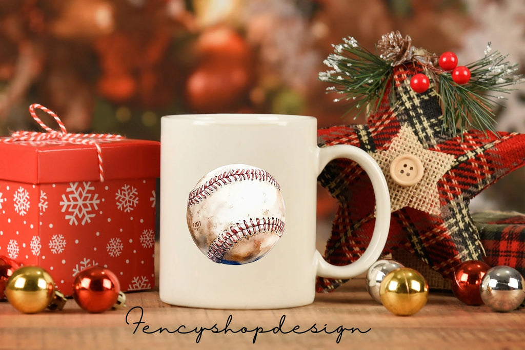 Classic Baseball Game Ball Clipart Bundle