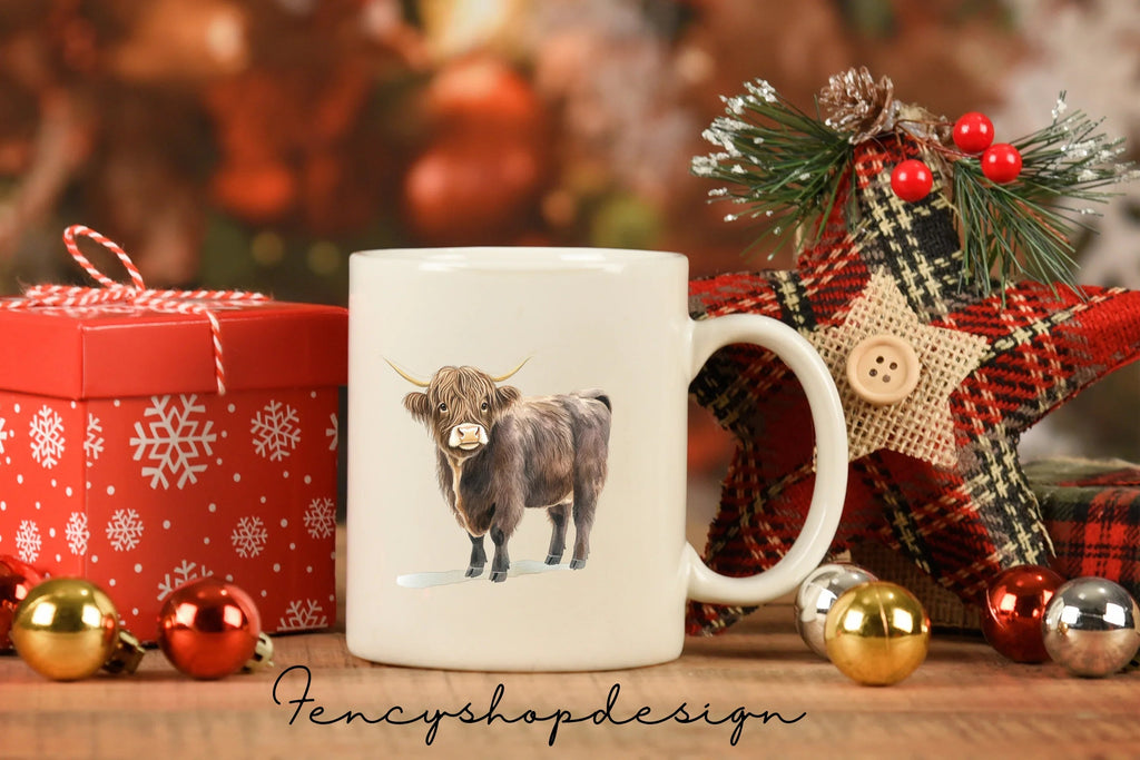 Highland Cow Clipart Bundle