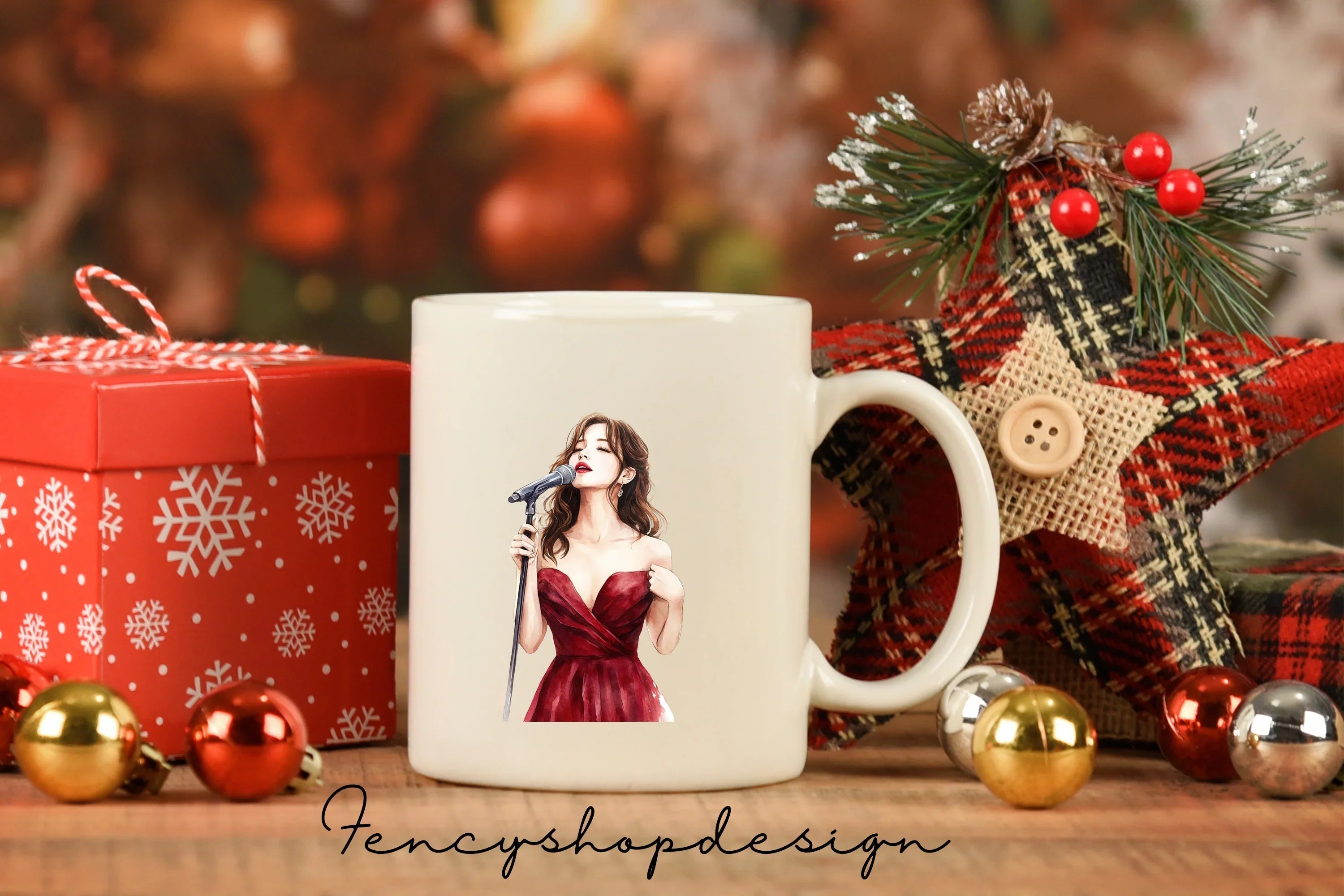 Singing Women Clipart Bundle