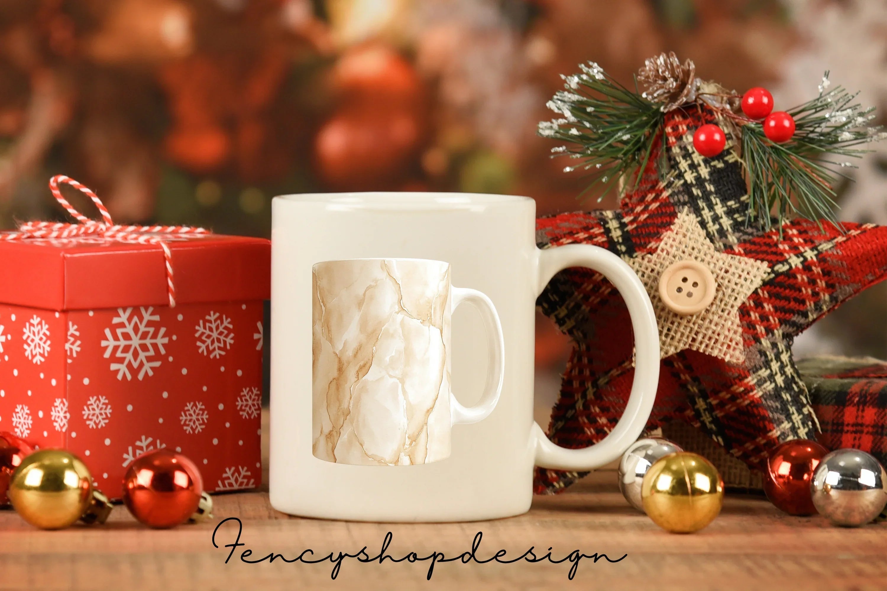 Elegant Gold Marble Clipart Bundle