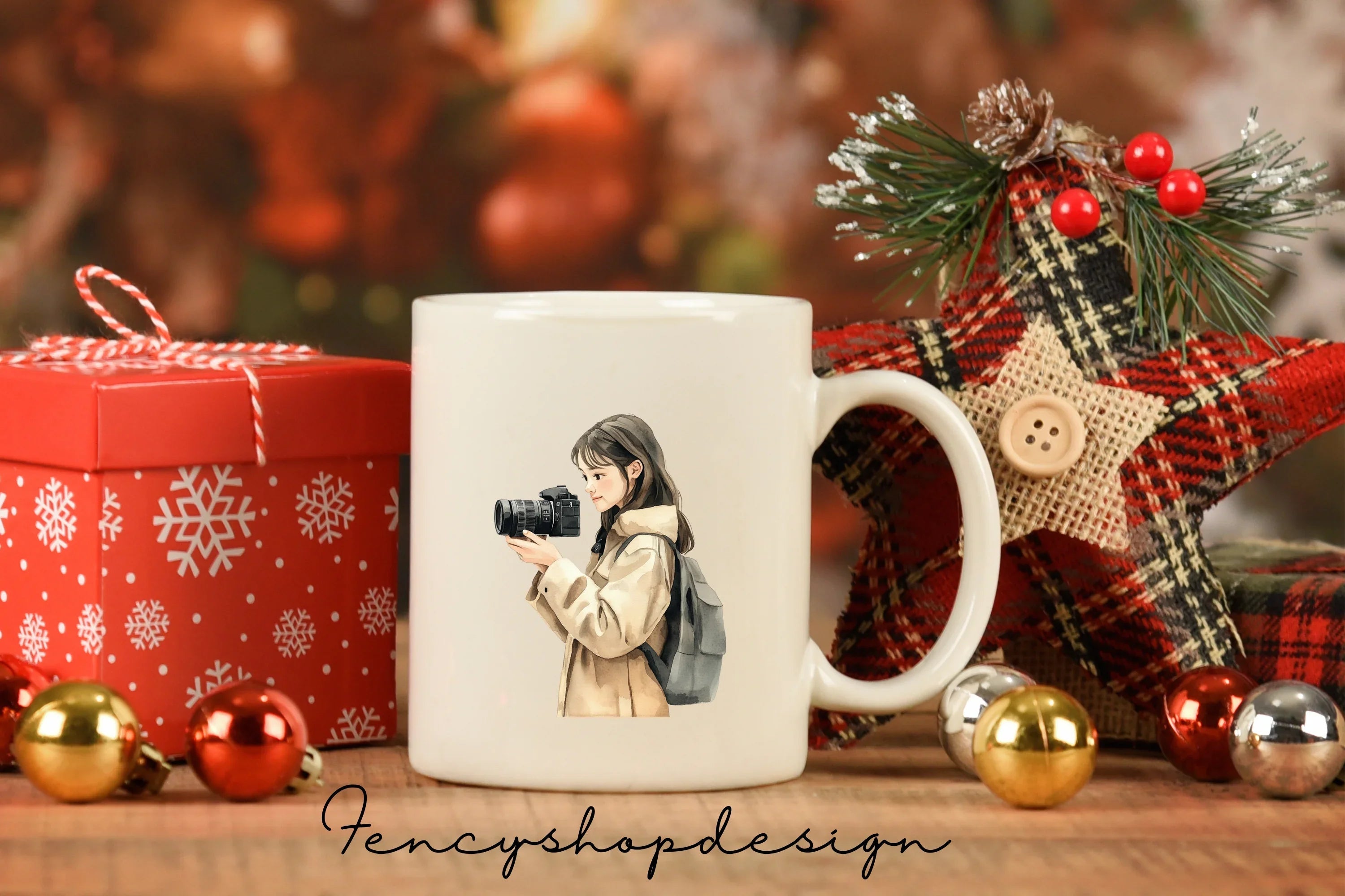 Photographer Girls Clipart Bundle