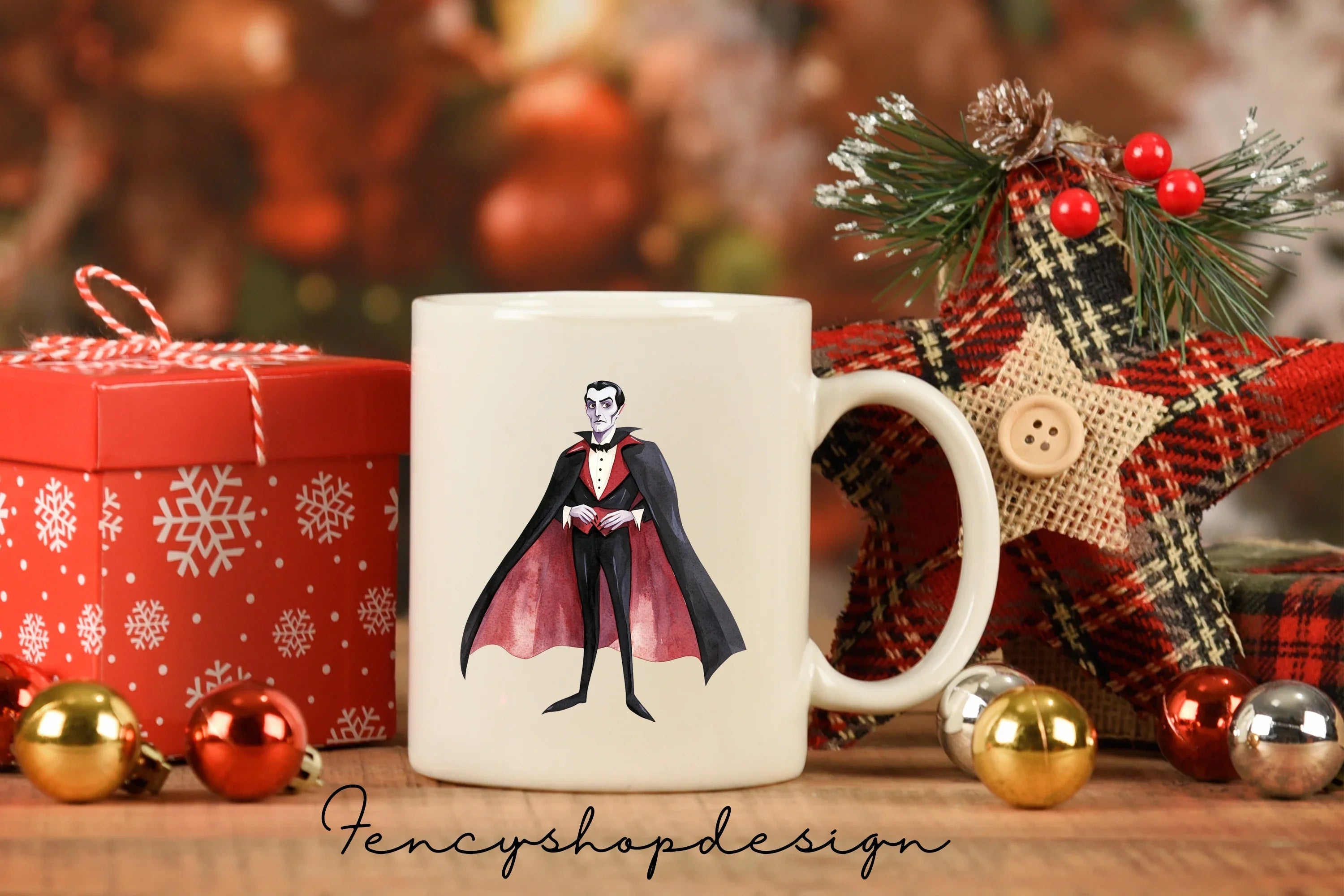 Cute Vampire Characters Clipart Bundle