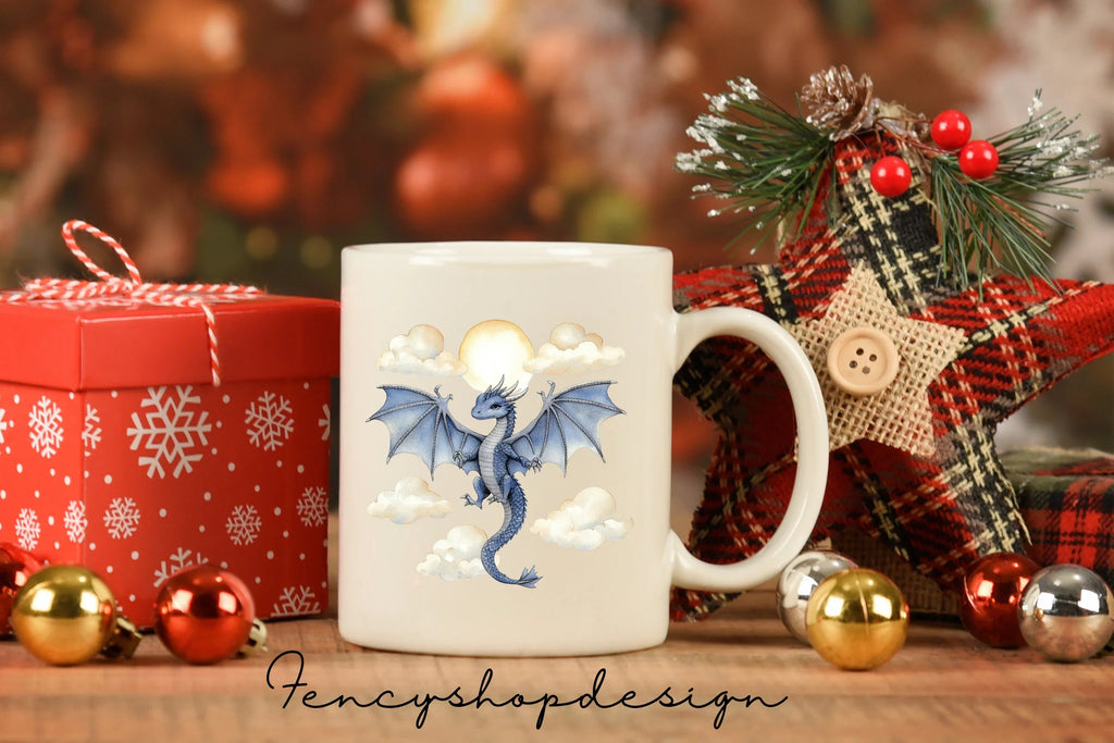 Cute Baby Dragon Clipart Bundle